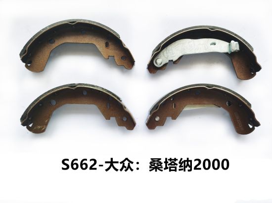 Hot Selling High Quality Ceramic Auto Brake Shoe for VW Santana 2000 (S662/007440071A) Rear Axle