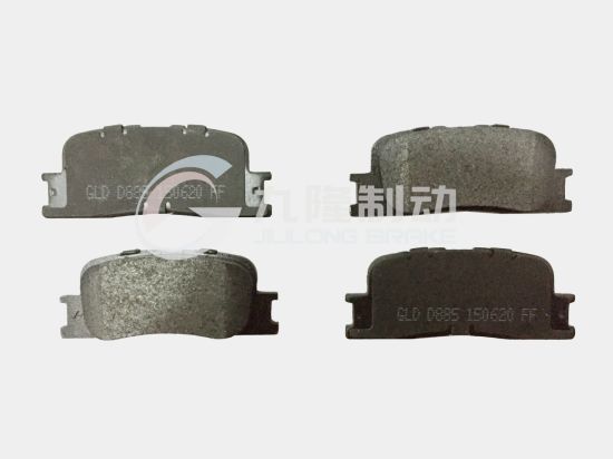 Long Life OEM High Quality Auto Brake Pads for Chery Honda Lexus Toyota (D885/04466-33090) Ceramic and Semi-Metal Auto Parts