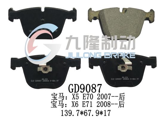 Long Life OEM High Quality Auto Brake Pads for BMW X5 X6 Ceramic and Semi-Metal Auto Parts