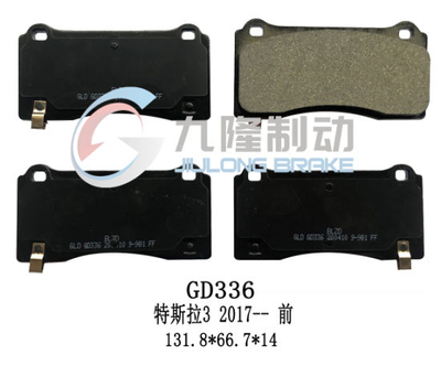 None-Dust Ceramic and Semi-Metal High Quality Auto Parts Brake Pads for Tesla
