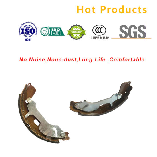 None-Dust Ceramic and Semi-Metal High Quality Auto Parts Brake Shoes for Tucson JAC Huatai (S773)