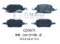 Popular Auto Parts Brake Pads for Man Apply to Trumpchi High Quality Ceramic ISO9001