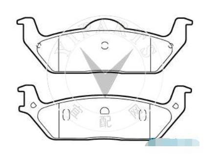 Hot Selling High Quality Ceramic Auto Brake Pads for Ford Lincoln (D1012) Rear Axle Auto Parts