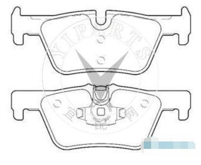 Ceramic High Quality Auto Brake Pads for BMW (D1613) Auto Parts ISO9001