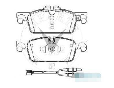 Popular Auto Parts Brake Pads for Man Apply to Peugeot (D1949) High Quality Ceramic ISO9001
