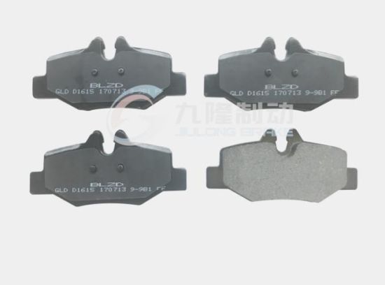 OEM Car Accessories Hot Selling Auto Brake Pads for Mercedes-Benz Viano MPV (D1615 /A0004216210) Ceramic and Semi-Metal Material