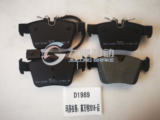 Popular Auto Parts Brake Pads for Man Apply to Maserati (D1989/673004626) High Quality Ceramic ISO9001
