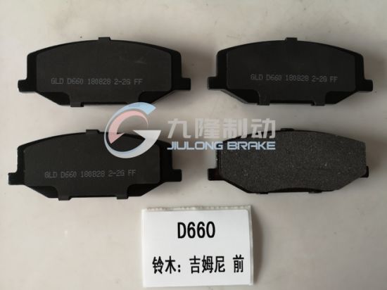 OEM Car Accessories Hot Selling Auto Brake Pads for Suzuki (D660 /55110-70A00) Ceramic and Semi-Metal Material